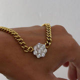 Choker fiore groumette