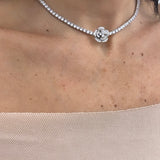 Choker tennis Rosa petali Luxury