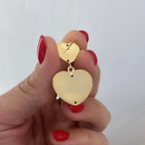 Orecchino doppio cuore