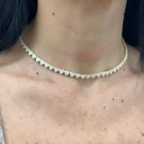 Choker Luxury cuori
