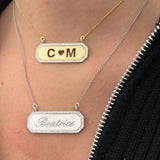 Collana Targhetta Diamond