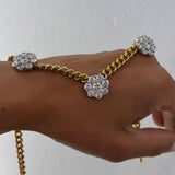 Choker Tre fiori groumette