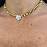 Choker fiore groumette