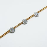 Choker Tre fiori groumette