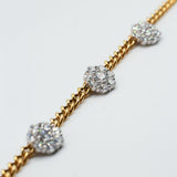 Choker Tre fiori groumette