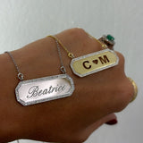 Collana Targhetta Diamond