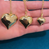 Collana Cuore Bombato
