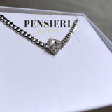 Choker Groumette e cuore