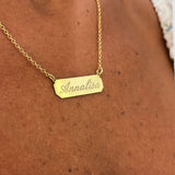 Collana targhetta Amplify