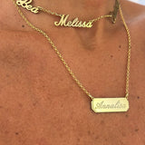 Collana targhetta Amplify