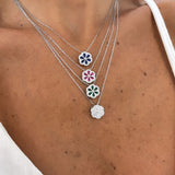 Collana solitario chiara