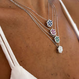 Collana solitario chiara