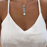Collana solitario chiara