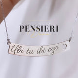 Collana Targhetta onda