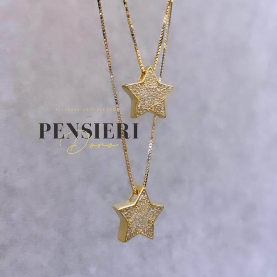 Collana Con Stella Di David E Croce Laterale, Design Personalizzato - Foto 7