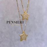 Collana Stella Pavè