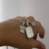 Collana targhetta papà