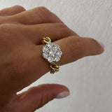 Anello Fiore groumette