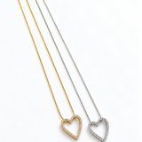 Collana cuore Tiffany traforato