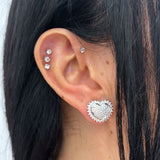 Orecchino Cuore Sacro