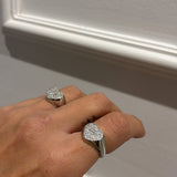 Anello Glow pavé