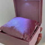 Scatola in velluto con luce