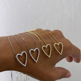 Collana cuore Tiffany traforato