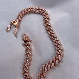Bracciale groumette con zirconi slim