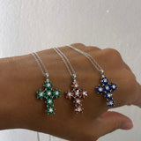 Collana croce Magic kolors