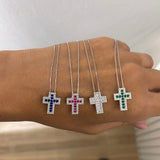 Collana croce Kolors