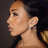 Orecchino Magic fiore Contrariè