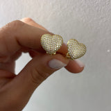 Orecchino cuore con clip