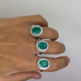 Collezione Esmeralda ovale doppio giro