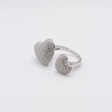 Anello doppio cuore