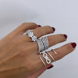 Anello Fiocco luxury zirconato