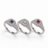 Anello Prezioso Quadrè