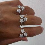 Anello Tris magic fiore