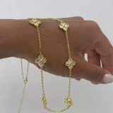 Collana Gold Clover