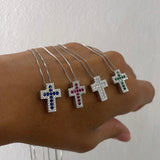 Collana croce Kolors