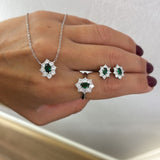 Collezione kate fiore smeraldo