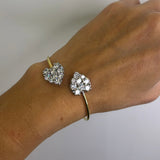 Bracciale musa Lovely contrariè doppio cuore