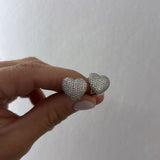 Orecchino cuore con clip