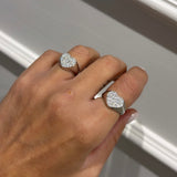 Anello Glow pavé