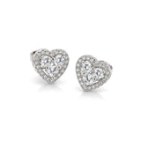 Orecchino Cuore Diamante