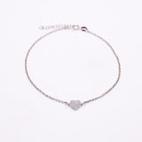 Cavigliera Catena con cuore