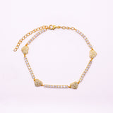 Cavigliera cuore Luxury