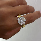 Anello Fiore groumette