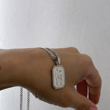 Collana targhetta papà