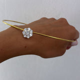 Choker fiore rigido