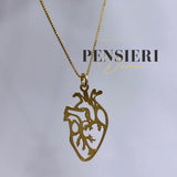 Collana Cuore anatomico